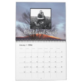 Speicher-Fotos auf Hintergrund des Fotos Tree Kalender (Jan 2026)