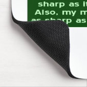 Speicher nicht scharf mousepad (Ecke)