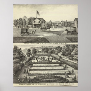 Speicher und Wohnsitz von DA-Ummauerung Poster