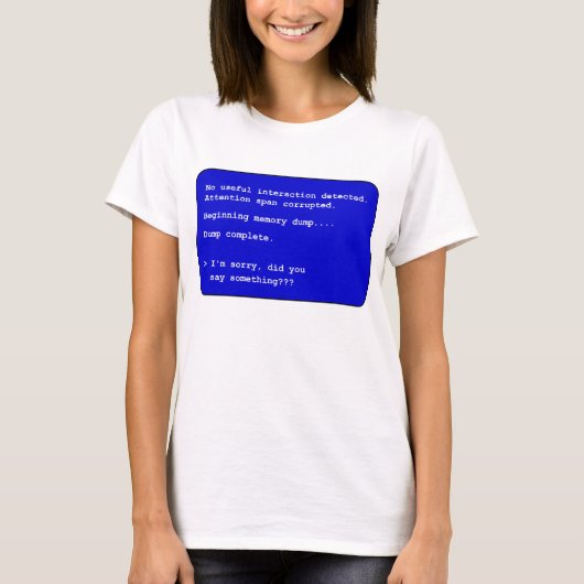 Speicherausdruck - Frauen T-Shirt (Vorderseite)