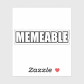 SPEICHERBAR AUFKLEBER (Blatt)