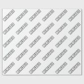 SPEICHERBAR GESCHENKPAPIER (Flach)