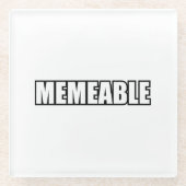 SPEICHERBAR GLASUNTERSETZER (Vorderseite)