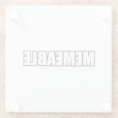 SPEICHERBAR GLASUNTERSETZER (Rückseite)