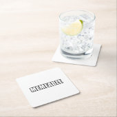 SPEICHERBAR RECHTECKIGER PAPPUNTERSETZER (Vor Ort)