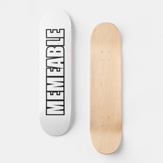 SPEICHERBAR SKATEBOARD (Vorderseite)