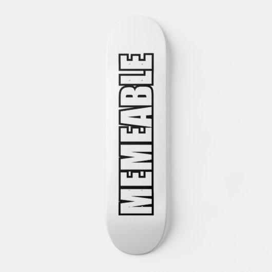 SPEICHERBAR SKATEBOARD (Vorderseite)