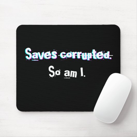 Speicherdaten korrupt, bin ich also lustig Gamer-G Mousepad (Mit Mouse)