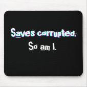Speicherdaten korrupt, bin ich also lustig Gamer-G Mousepad (Vorne)