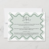 Speicherkarte für die detaillierte Umschließung de Einladung (Vorderseite)