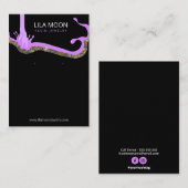 Speicherkarte für Resin-Ohrringe Visitenkarte (Vorne/Hinten)