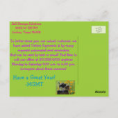 Speicherkarte Postkarte (Rückseite)