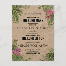 Speicherkarten für die Bibelverse Postkarte