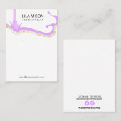 Speicherkarten mit flüssigem Rückstand Visitenkarte (Vorne/Hinten)