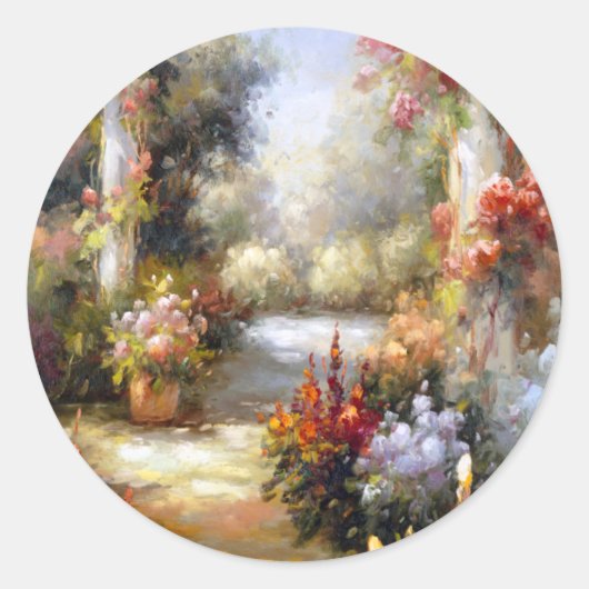 Speicherleitung I Runder Aufkleber (Vorderseite)