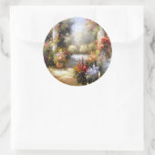 Speicherleitung I Runder Aufkleber (Tasche)