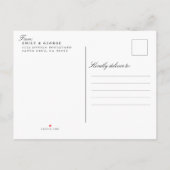 Speichern der Ankündigung des neuen Datums für die (Rückseite)