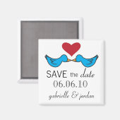 Speichern der Date Magnet Lovebirds (Vorderseite/Rückseite)