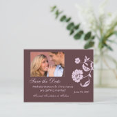 Speichern der Datumskarten Ankündigungspostkarte (Stehend Vorderseite)