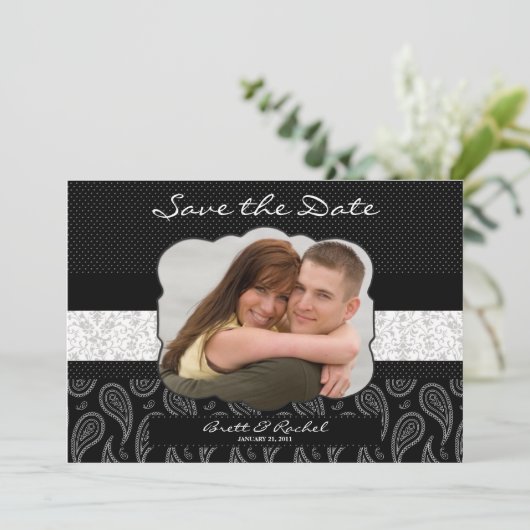 Speichern der Datumskarten Save The Date (Stehend Vorderseite)