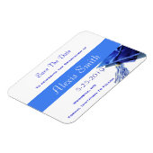 Speichern der Datumsmagnete - Blue Graduation Cap Magnet (Linke Seite)