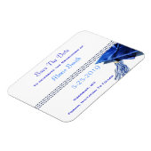 Speichern der Datumsmagnete - Blue Graduation Cap Magnet (Linke Seite)