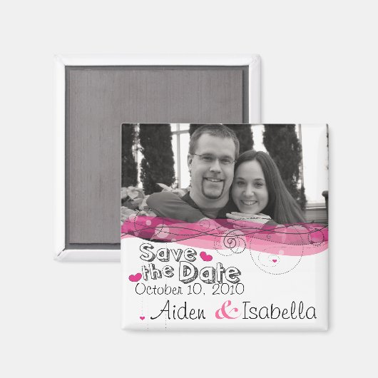 Speichern der Datumsmagnete Magnet (Vorderseite/Rückseite)