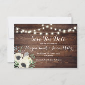 Speichern des Datums, an dem die Blumenkarten im W Save The Date (Vorderseite)