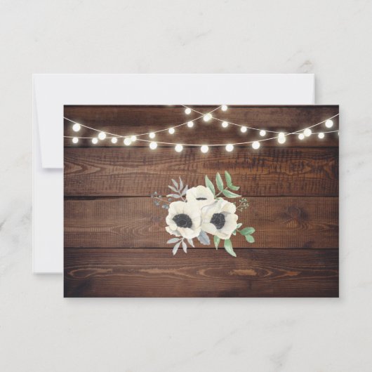 Speichern des Datums, an dem die Blumenkarten im W Save The Date (Rückseite)