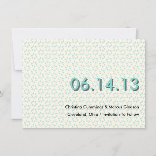 Speichern des Datums der Ankündigungen (Rückseite)