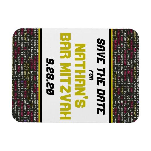 Speichern des Datumsfelds für die Party-Suite des Magnet (Horizontal)