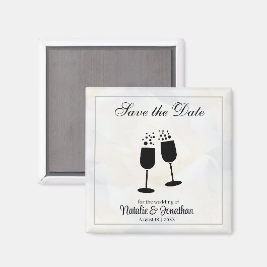 Speichern des Datumsfelds Magnet (Vorderseite/Rückseite)