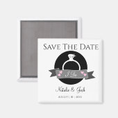 Speichern des Datumsfelds Magnet (Vorderseite/Rückseite)