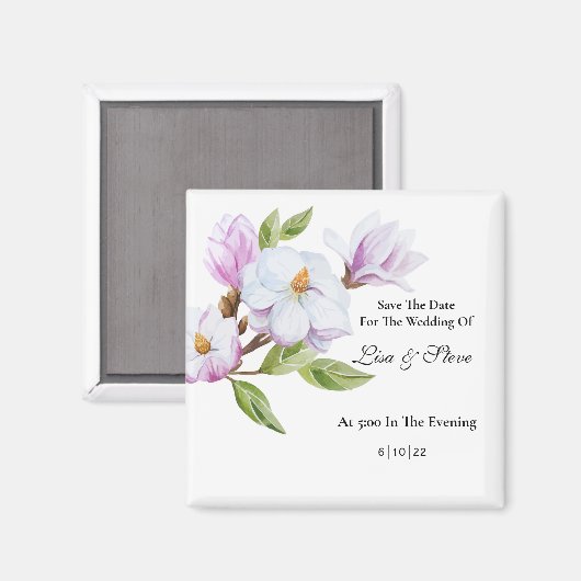 Speichern des Datumsfelds Magnet (Vorderseite/Rückseite)