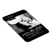 Speichern des Datumsfelds | SAVE THE DATE FOTO Magnet (Rechte Seite)