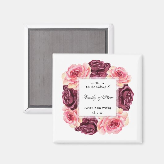 Speichern des Datumsfensters Magnet (Vorderseite/Rückseite)