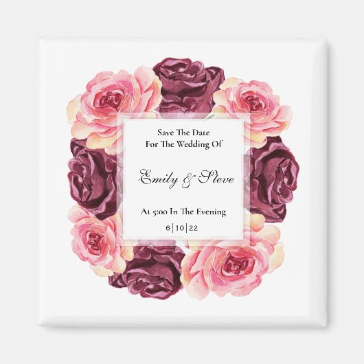 Speichern des Datumsfensters Magnet (Vorne)