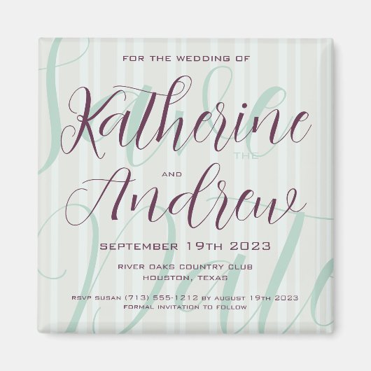 Speichern des Datumsfensters Magnet (Vorne)