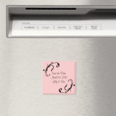 Speichern des Datumsfensters Magnet (In Situ (Geschirrspüler))