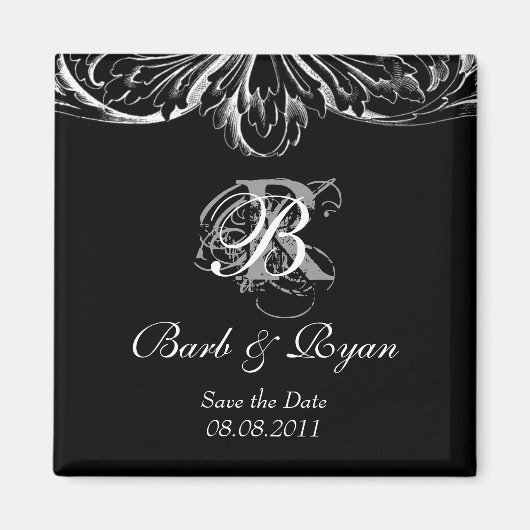 Speichern Sie das Date Magnet Antique Architecture (Vorne)