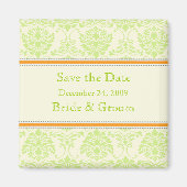 Speichern Sie das Date Magnet, Vanilleminzschokola Magnet (Vorne)