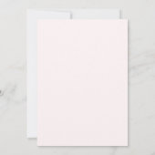 Speichern Sie das Datum Abschluss Pink Vorlage (Rückseite)