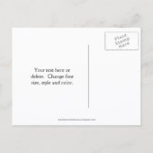 Speichern Sie das Datum Blaumerle Natur Personalis Ankündigungspostkarte (Rückseite)