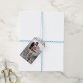 Speichern Sie das Datum einfache minimale QR-Scan- Geschenkanhänger (Mit Garn)