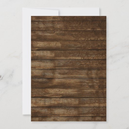 Speichern Sie das Datum Eukalyptus Greenery Rustic Save The Date (Rückseite)