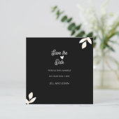 Speichern Sie das Datum Florale Hochzeitseinladung Save The Date (Stehend Vorderseite)