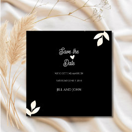 Speichern Sie das Datum Florale Hochzeitseinladung Save The Date