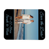 Speichern Sie das Datum Magnet Beachy personalisie (Horizontal)