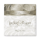 Speichern Sie das Datum Magnet Blumenleaf Gold 2