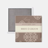 SPEICHERN SIE DAS DATUM MAGNET: Charme 5 Magnet (Vorderseite/Rückseite)